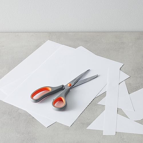 Amazon Basics Multipurpose Stainless Steel Scissors for 3-Pack, Multicolor