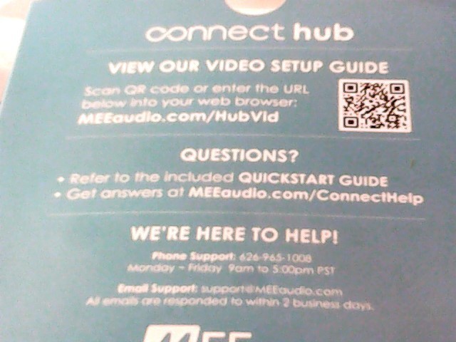 MEE CONNECT HUB Mod AF-CH-BK