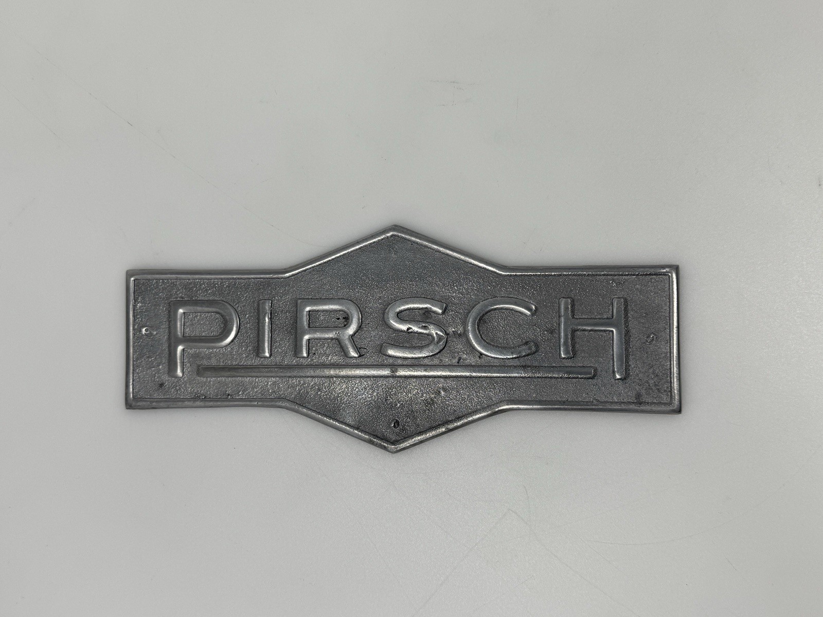 PIRSCH Fire Truck Emblem Nameplate Logo Badge Sign Firetruck Metal Cast Aluminum