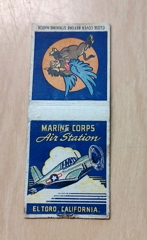 Marine Corps Air Station El Toro California CA Walt Disney Artwork Insignia WWII