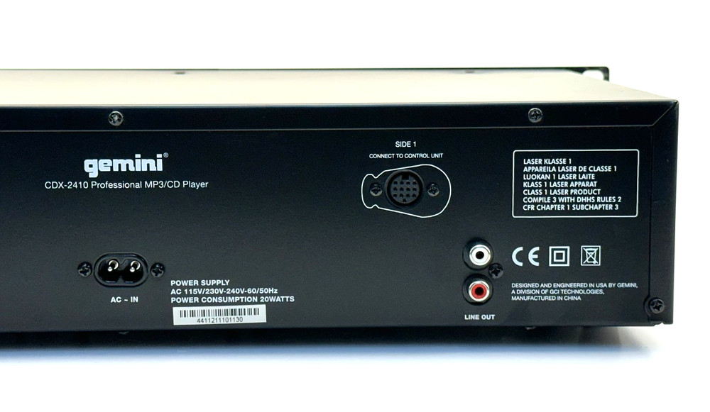 Gemini CDX-2410 mp3 & CD Player