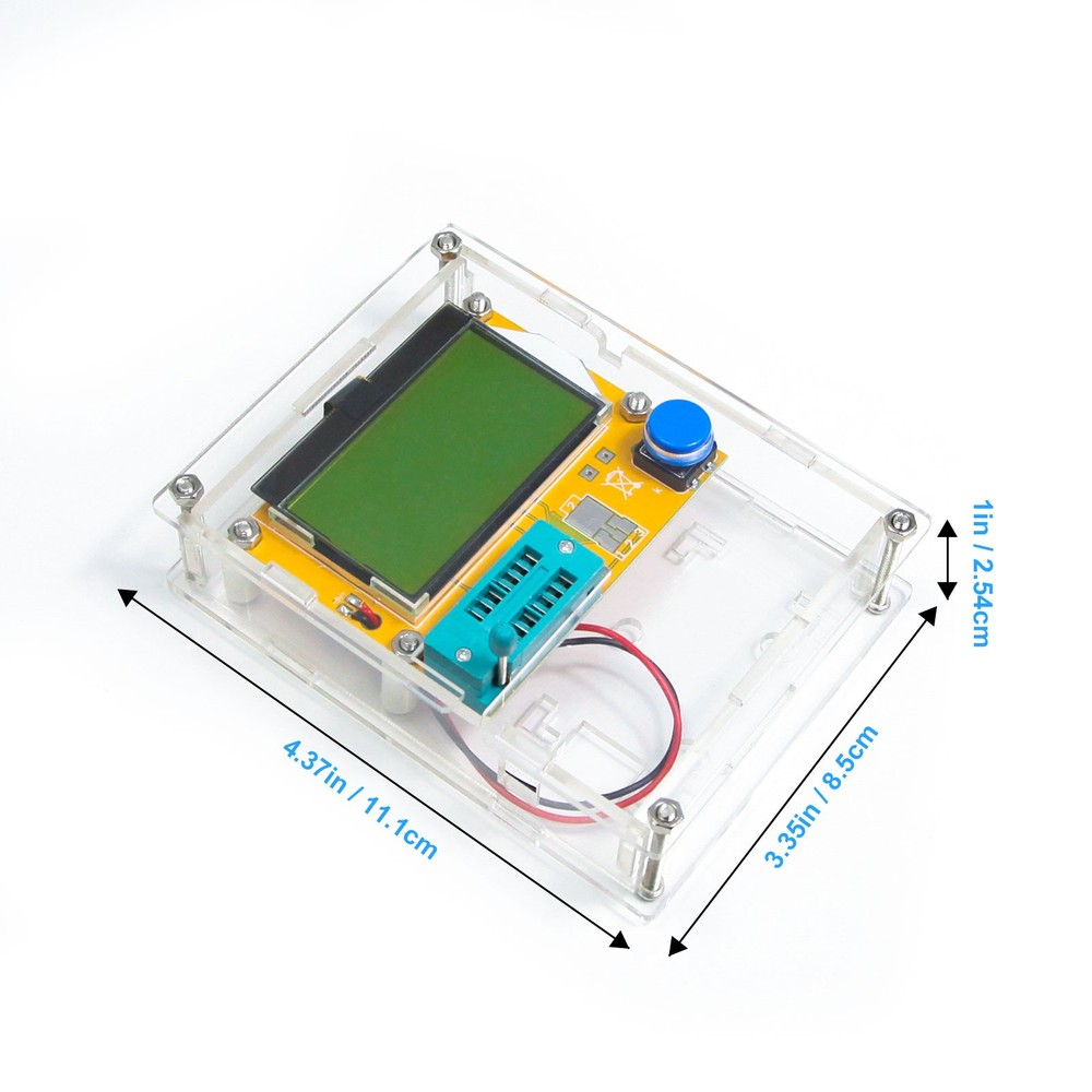 LCR-T4 Component Tester Transistor Diode Capacitor Resistor Inductor LCD MeterUS