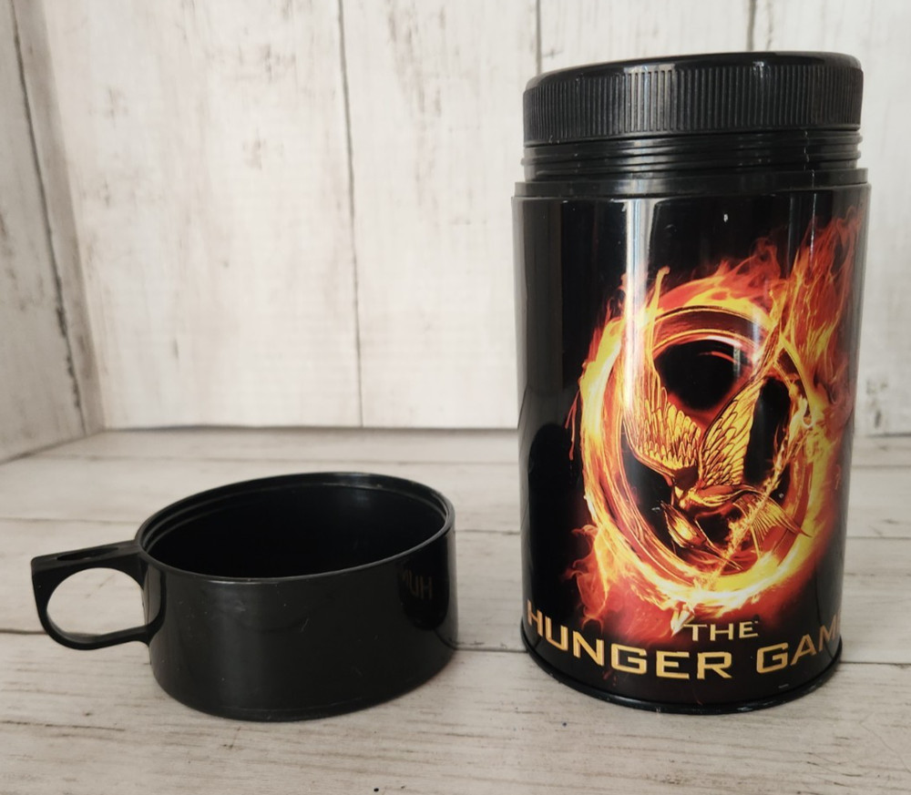2012 NECA "The Hunger Games" Mockingjay Thermos READ