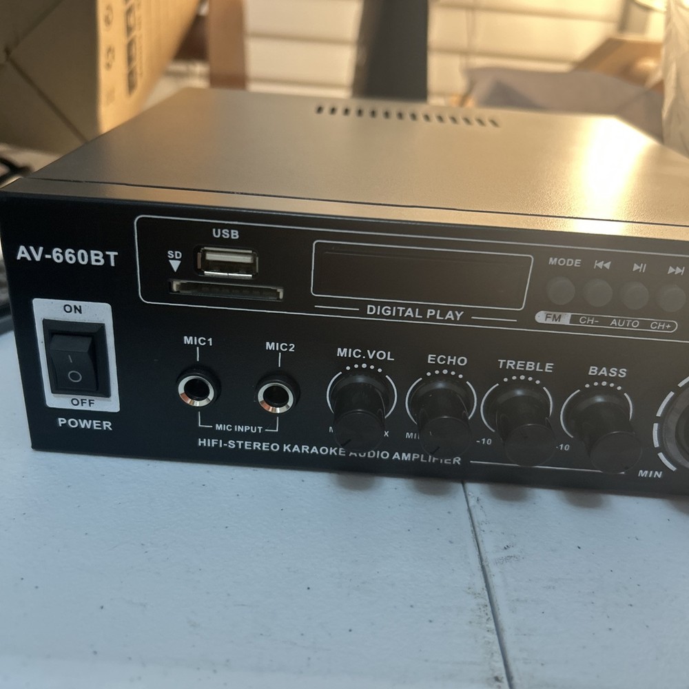 Audio Power Amplifier AV-660BT