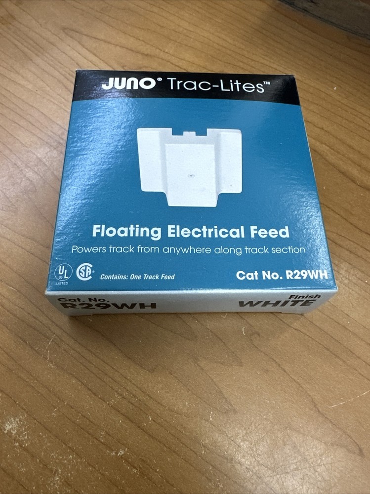 Juno Lighting R29 Wh Floating Electric Feed, White