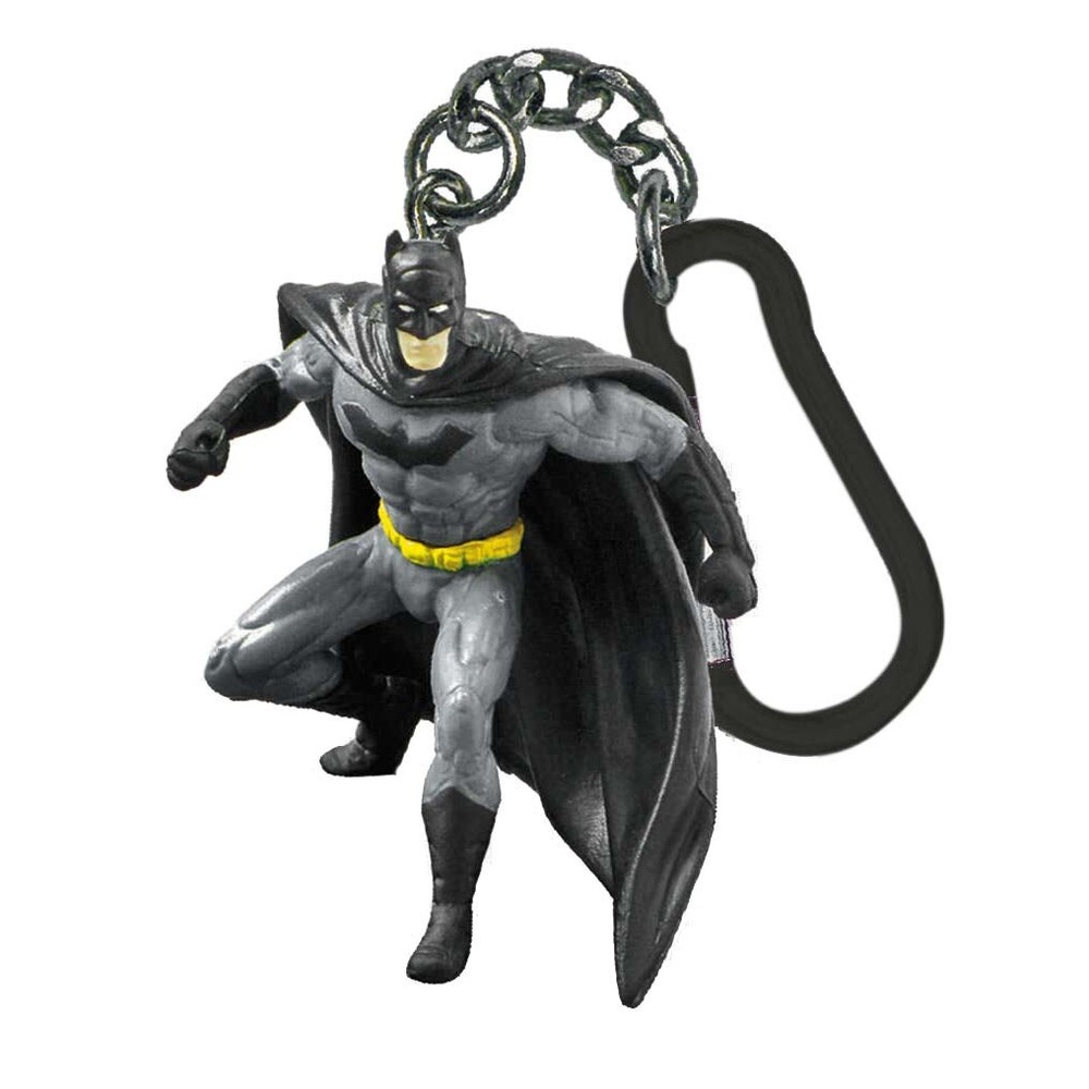 Batman Rubber Figure Keychain Black