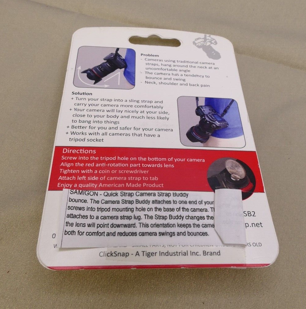 ClipSnap Sling Camera Strap Adapter