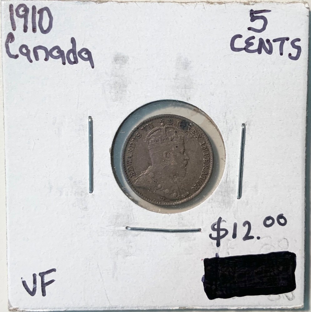 1910 Canada 5 Cents