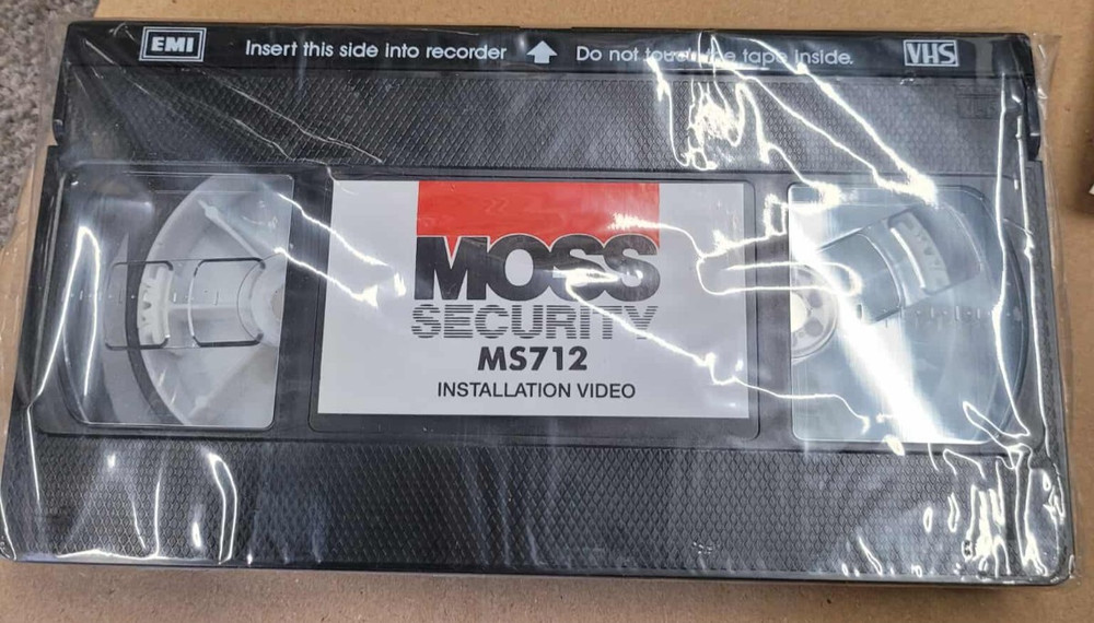 Moss Security Ms712 Hyper Frequency Radar Interior Movement Detector Nos
