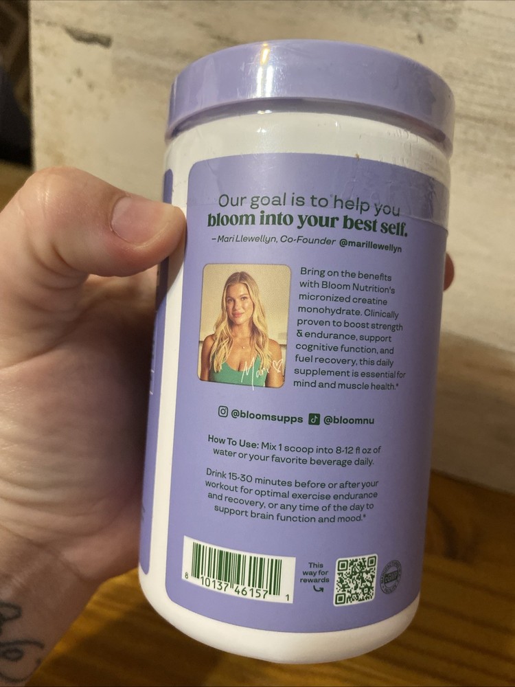 Bloom Creative Mono hydrate Raspberry Lemon 40 Servings