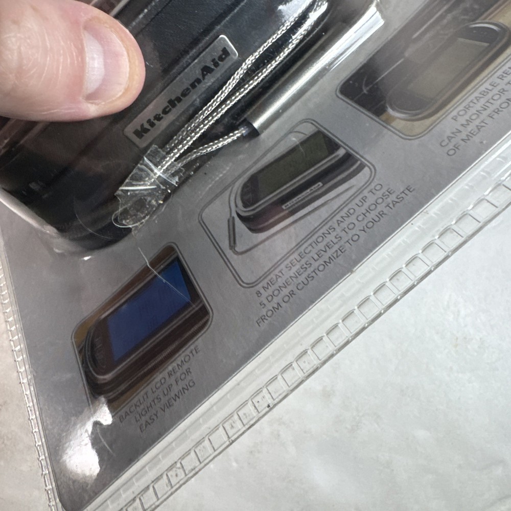 KitchenAid Wireless Remote Timer&Thermometer,Probe 200 Foot Range, New! Sealed