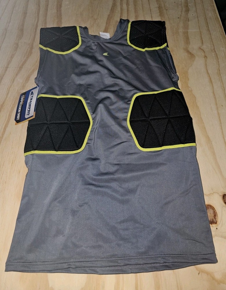 Champro Tri-Flex  Padded Compression Shirt Protective Cushion Youth Large