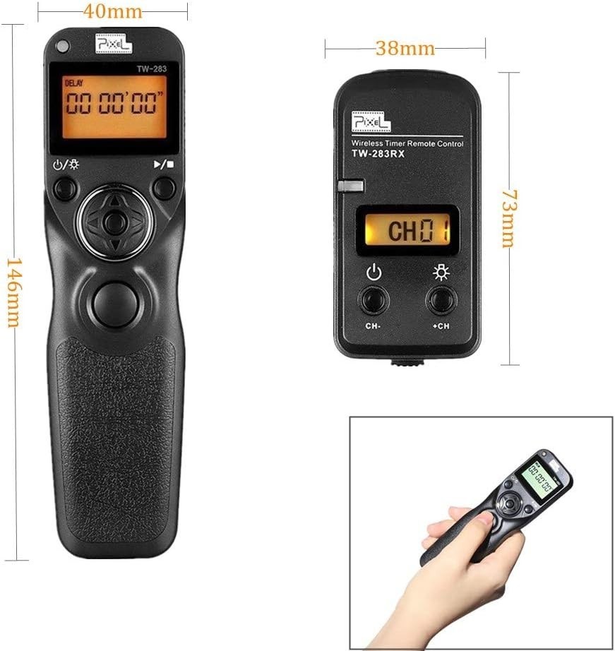 80m Wireless Remote Control TW283 for Olympus Cameras with Timer Functionality