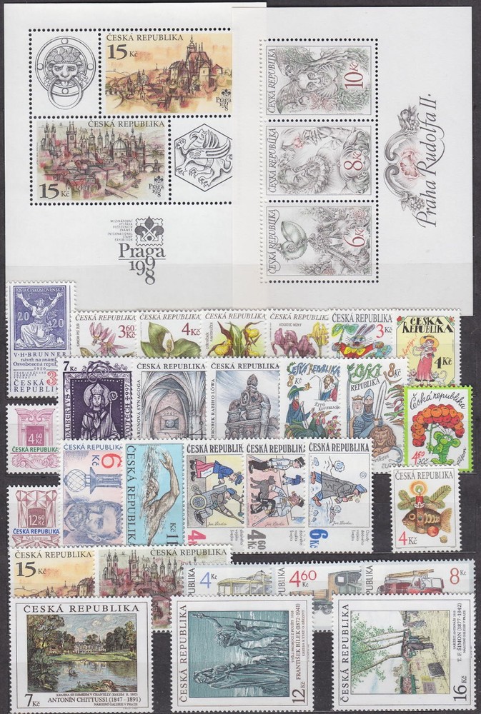 CZECH REPUBLIC - 1993-2000 COMPLETE COLLECTION with SHEETS - **MNH**