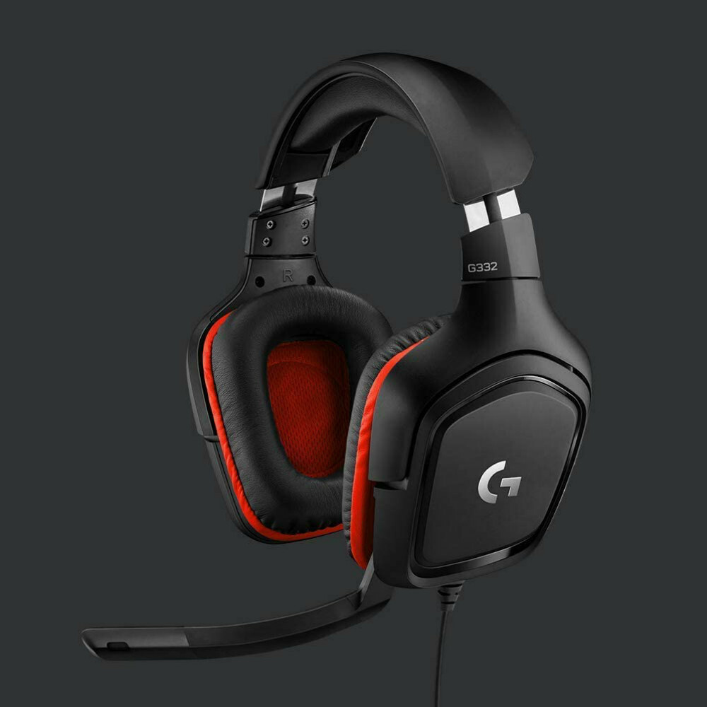Logitech G332 Stereo Gaming Headset for PC, PS4, Xbox One, Nintendo Switch