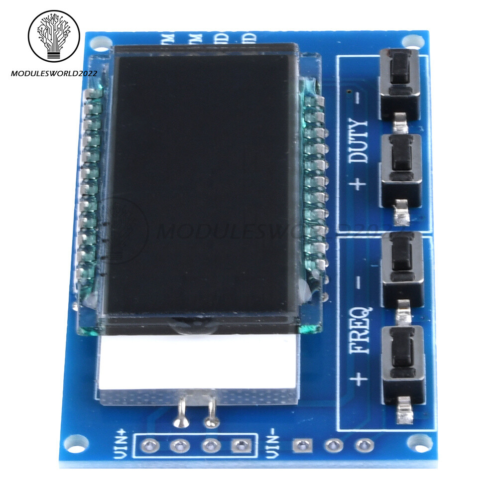 PWM Pulse Frequency Duty Cycle Square Wave Adjustable Module Signal Generator