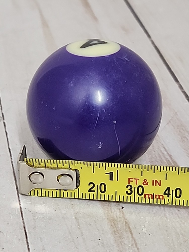 Replacement Mini Billiards Pool Ball - 1.5" Diameter - Solid Purple #4 Ball