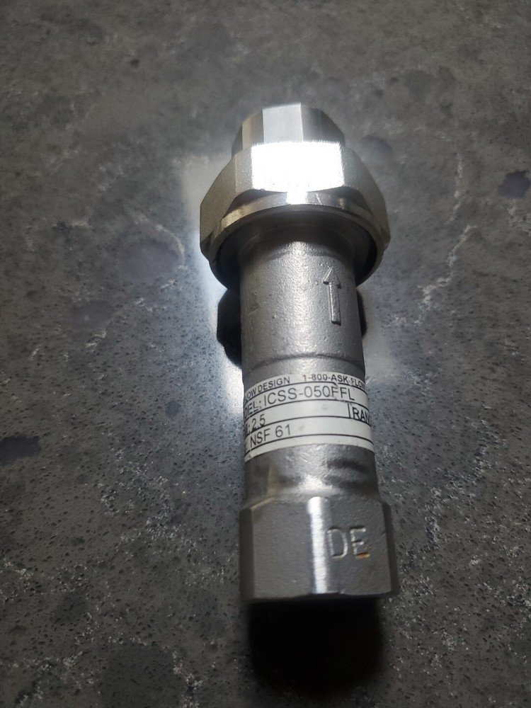 IMI Model ICSS050FFL-2.5 Inline Automatic Flow Control Value 2.5 GPM 2-32 Range