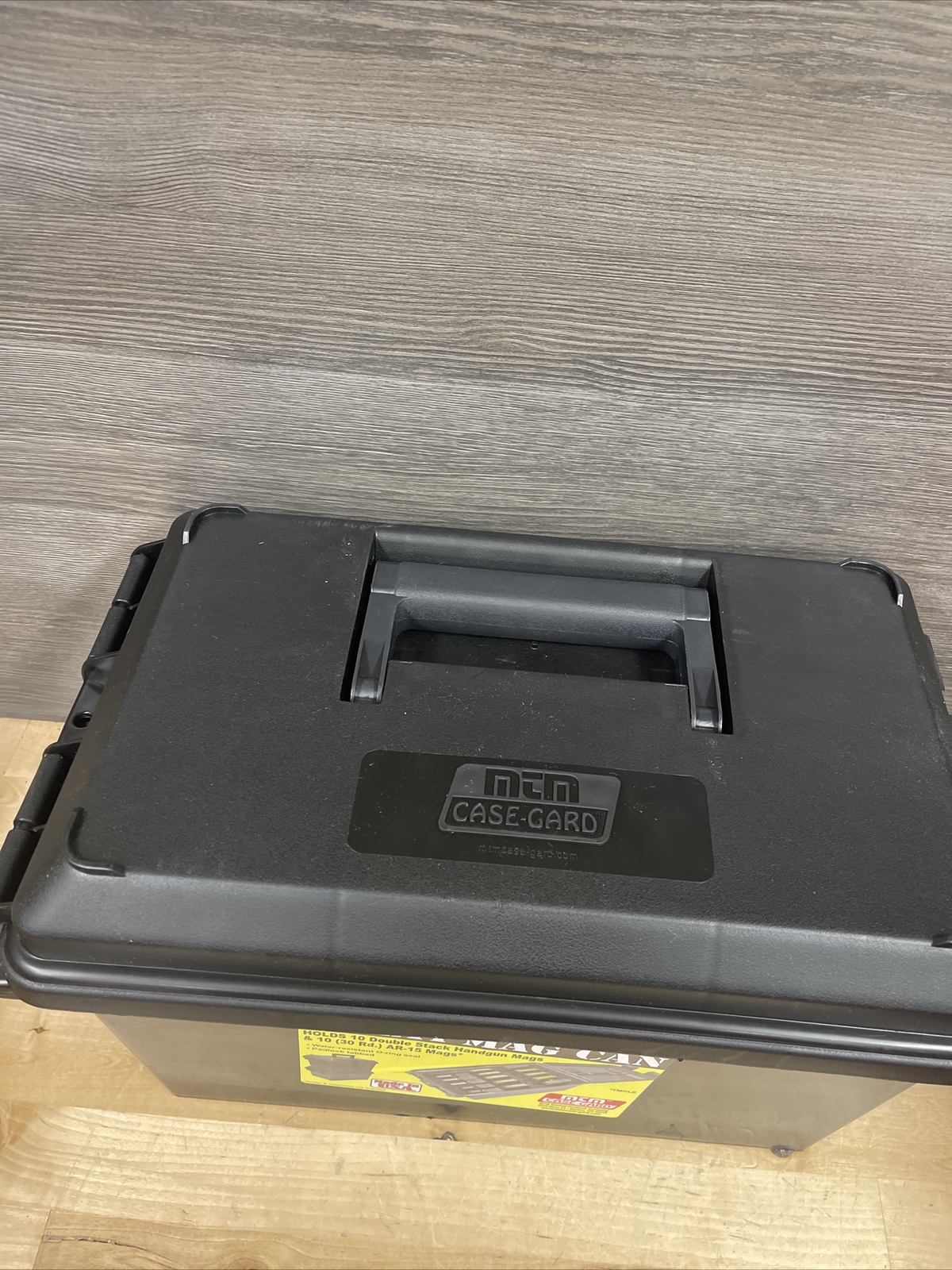 MTM Tactical Mag Can for 10 30 Rd Mags 10 dbl stacked Handgun mags Black New