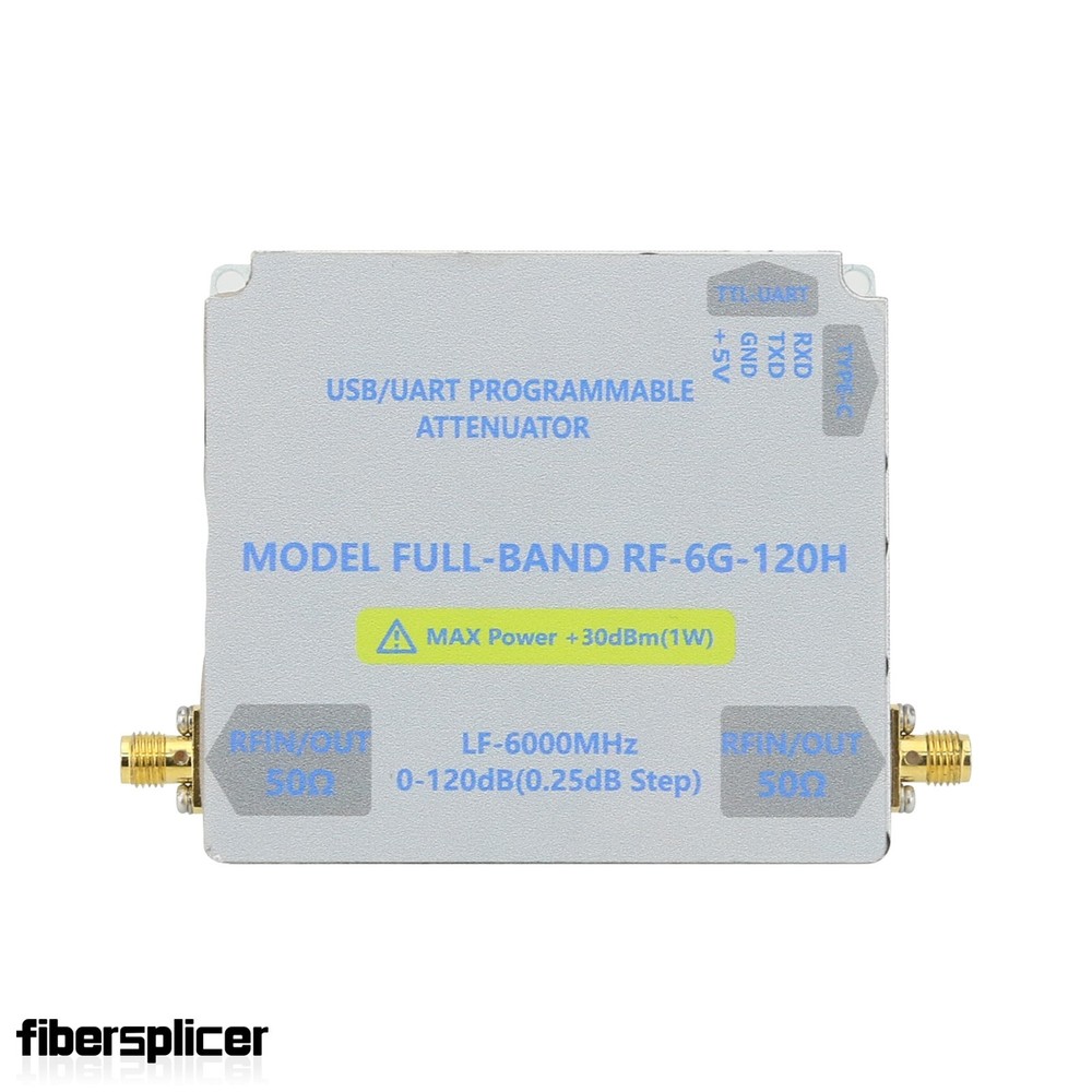 LF-6GHZ-120DB Bidirectional Digital Control RF Attenuator w/TFT Main Controller