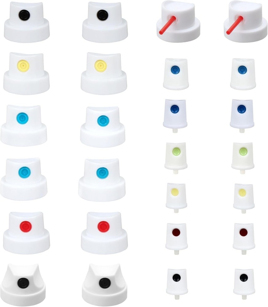 Universal Spray Paint Caps for Female Cans-Spray Can Nozzle - Adapter Replace...
