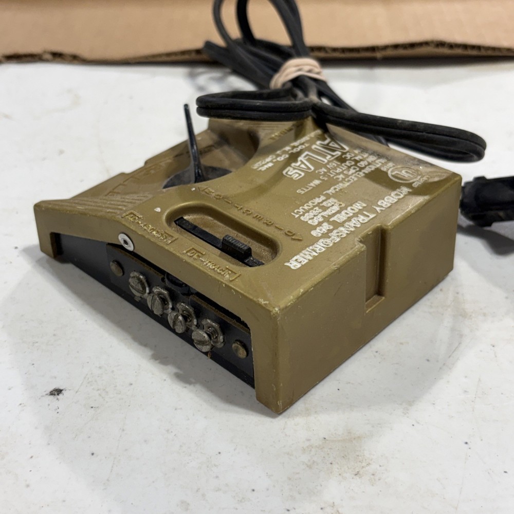 Vintage ATLAS Hobby Transformer Model 269 Model Train Controller
