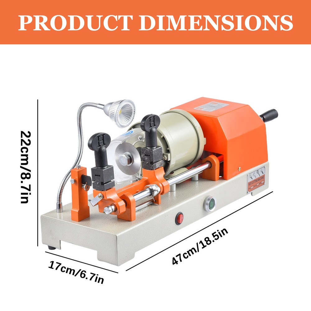 Cutting Machine Vertical/Horizontal Duplicating Machine Cutter Tool 110V