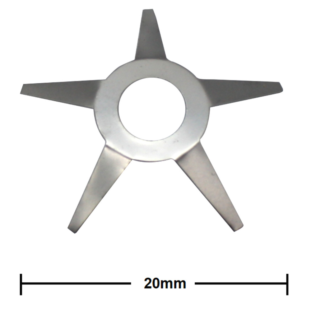 6 Pk Regular Bobbin Case Star Disc NBL Spring #490468 for Sewing Machine
