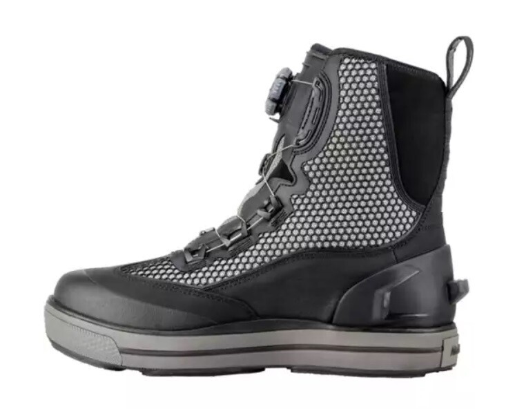 SIZE #13 KORKERS CHROME LITE WADING BOOTS - HYPERLITE, QUICK DRAIN, FIXED SOLE