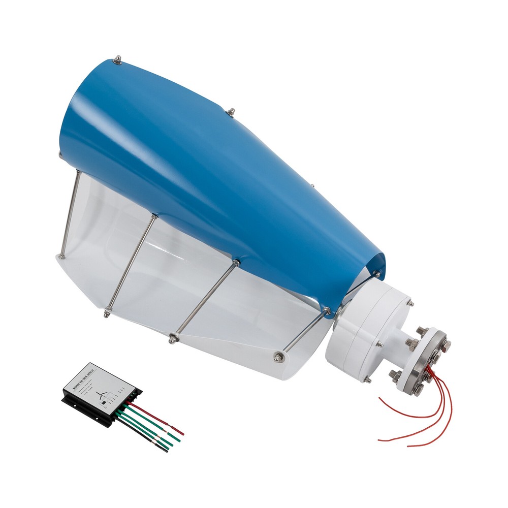 500W Vertical Axis Wind Turbine Generator 12V with Controller Home Windmill Kit