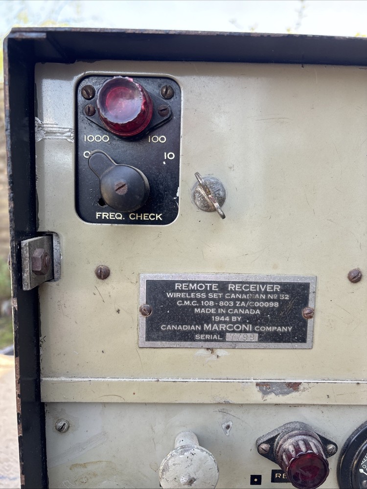 WW2 British Army Wireless Set 52, Dated 1944 WS52. D-day.