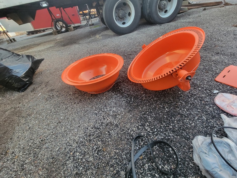 CENTRAL MACHINERY Cement Mixer Broken Belt *READ