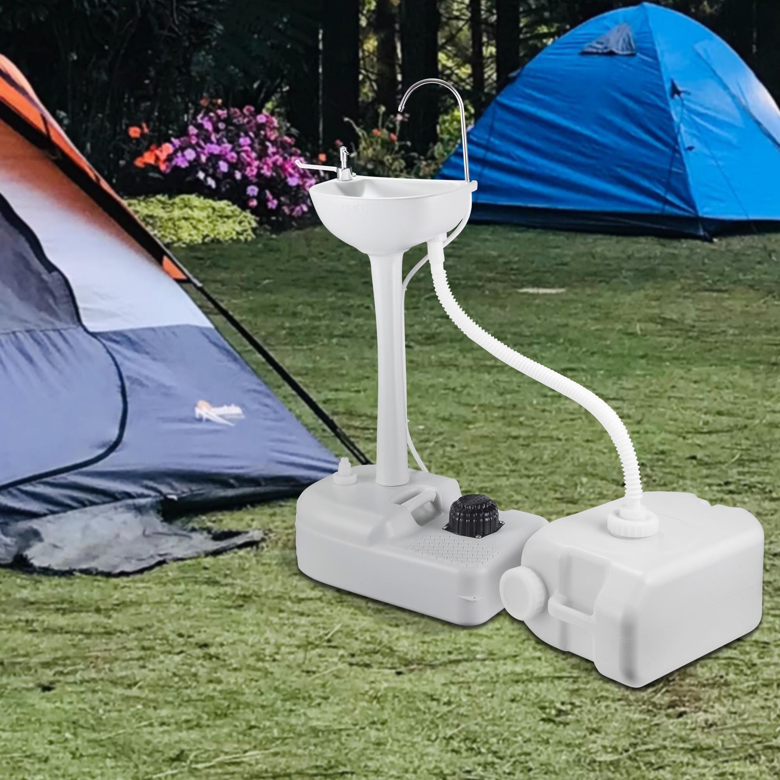 Yescom 17L Portable Camping Sink Hand Wash Stand Tank Station **Closeout**