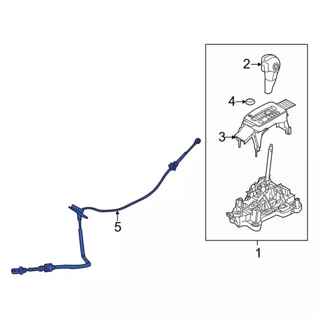 Genuine Ford Cable AE5Z7E395F