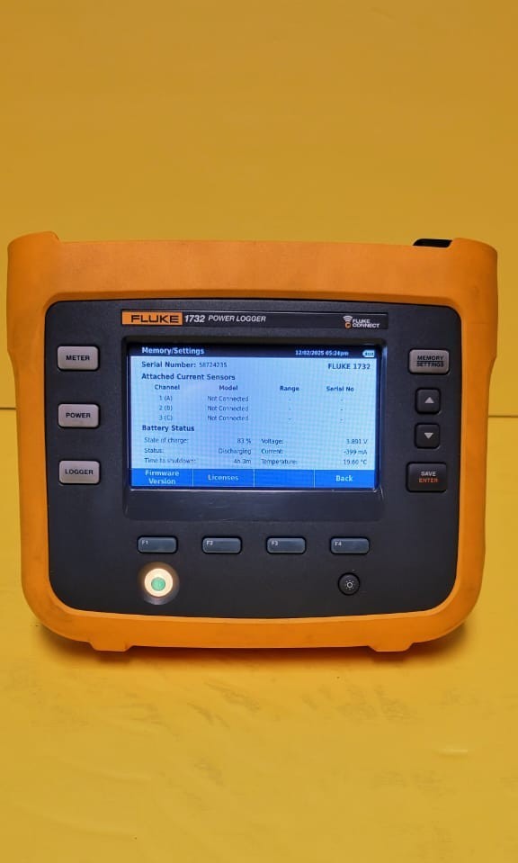 Fluke 1732 Three Phase Electrical Energy Power Logger Analyzer