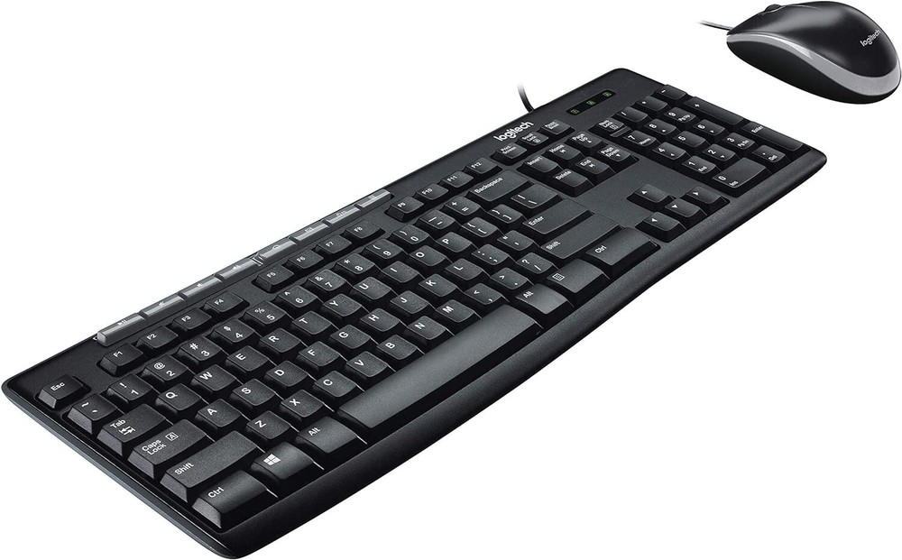 Logitech MK200 Media Full Size Keyboard + Mouse. Open Box
