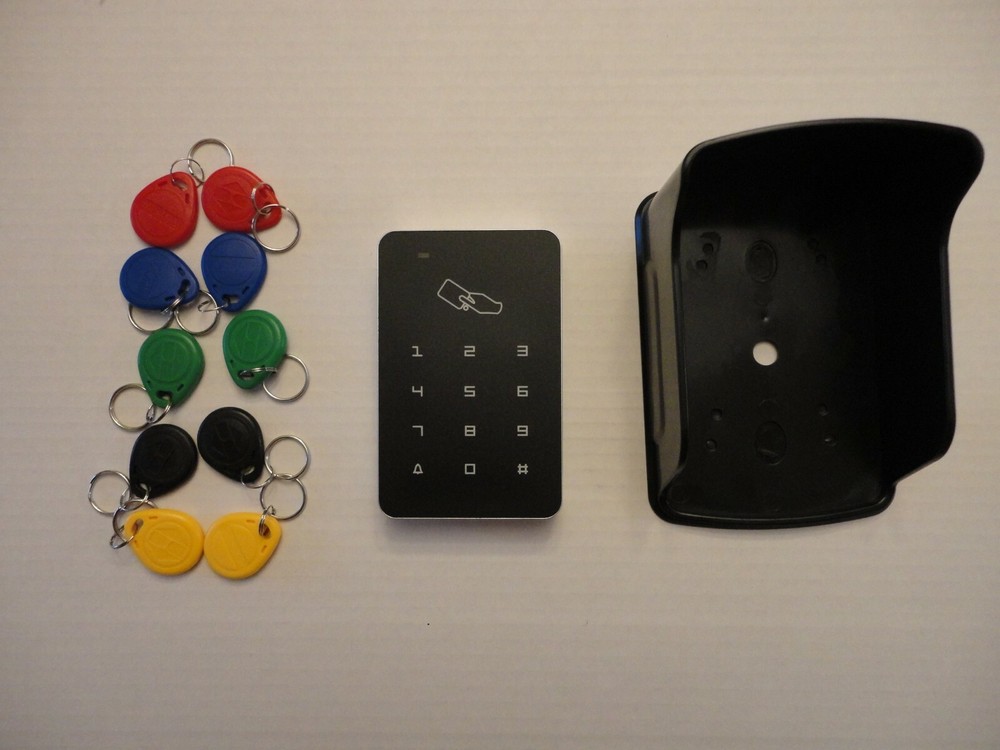 Gate Door Entry Access Control System Keypad Keyfob Rain Cover Kit Set Rainproof