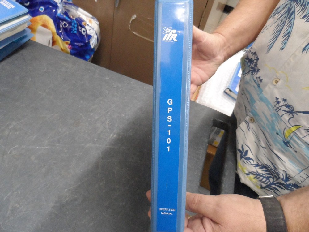 IFR GPS-101 GLOBAL POSITIONING SIMULATOR OPERATION MANUAL