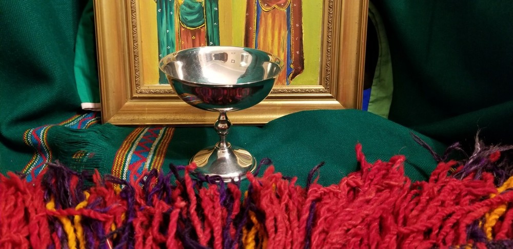 1 Vintage Silver Water Goblet