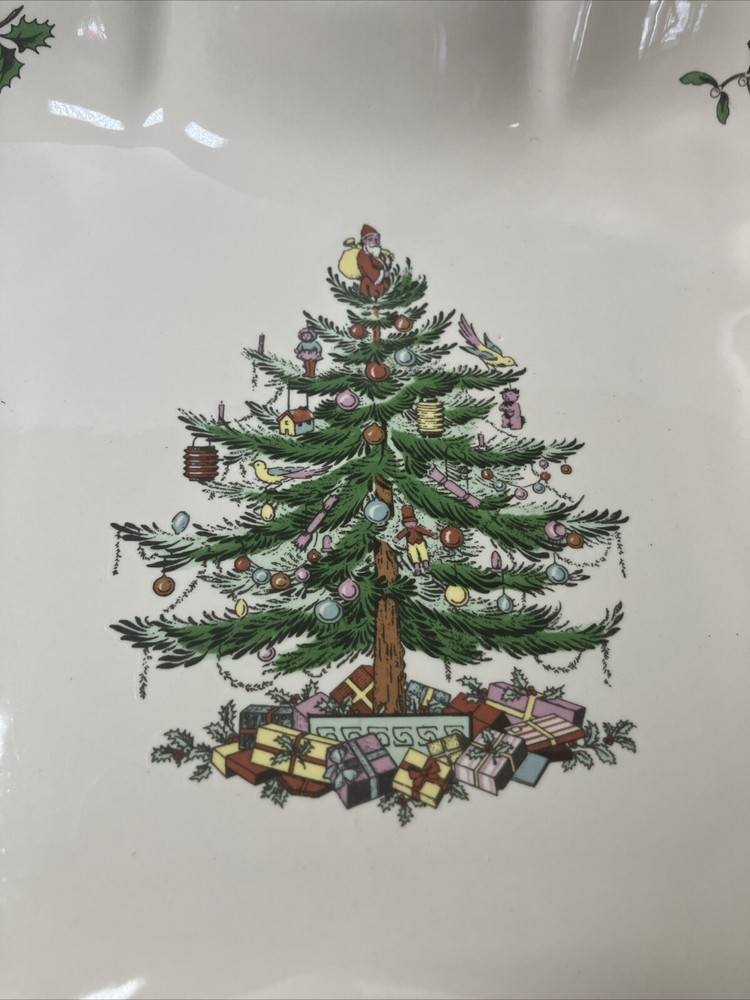 Spode Made in England "Christmas Tree" Devonia Serving Tray