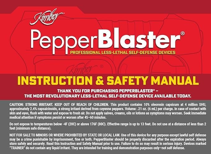Kimber PepperBlaster 3 - Red