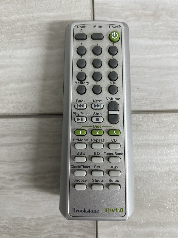 Brookstone 3CD V 1.0 Remote EUC