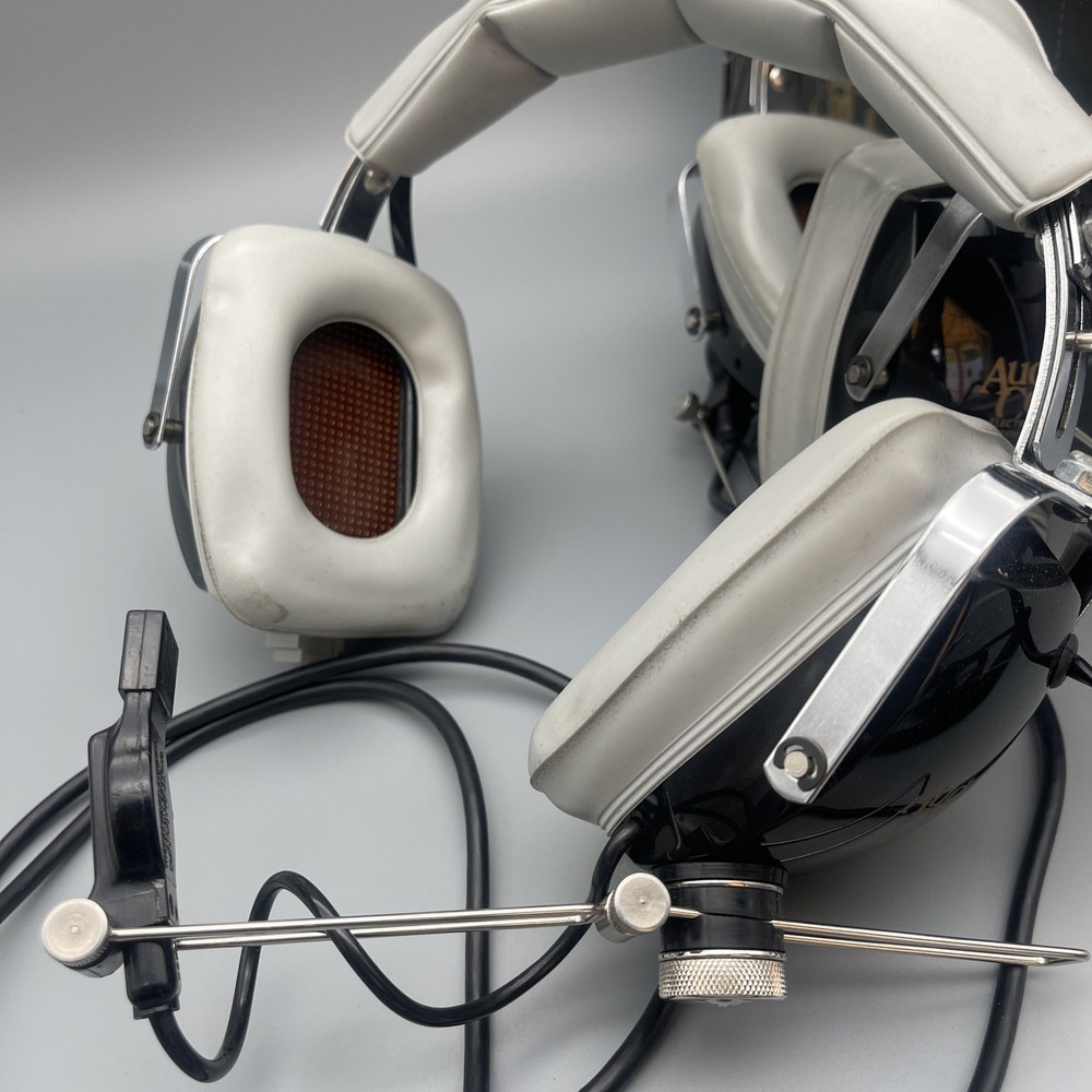 Vintage Audio Com Pilot & CoPilot Voice Activated Intercom Headphones Headset