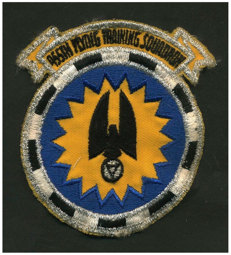 Vintage USAF Air Force 455th Flying Training Squadron Patch  L052