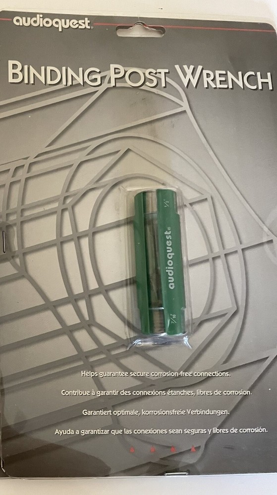 Audioquest Binding-Post Wrench Fits 7/16” and 1/2” binding posts