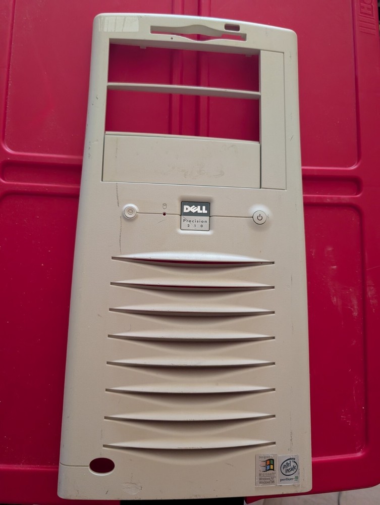 Vintage Dell Precision  210  Pentium II Computer tower faceplate