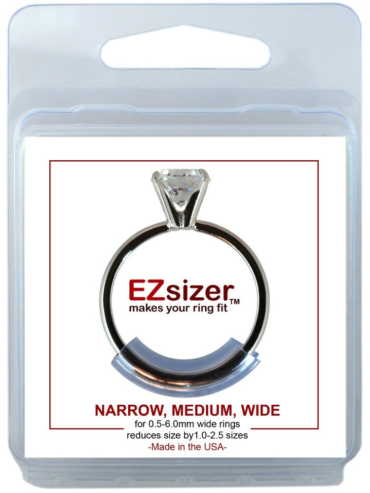 EZsizer - A Better Ring Guard - 6 pack (2-narrow, 2-medium, 2-wide)
