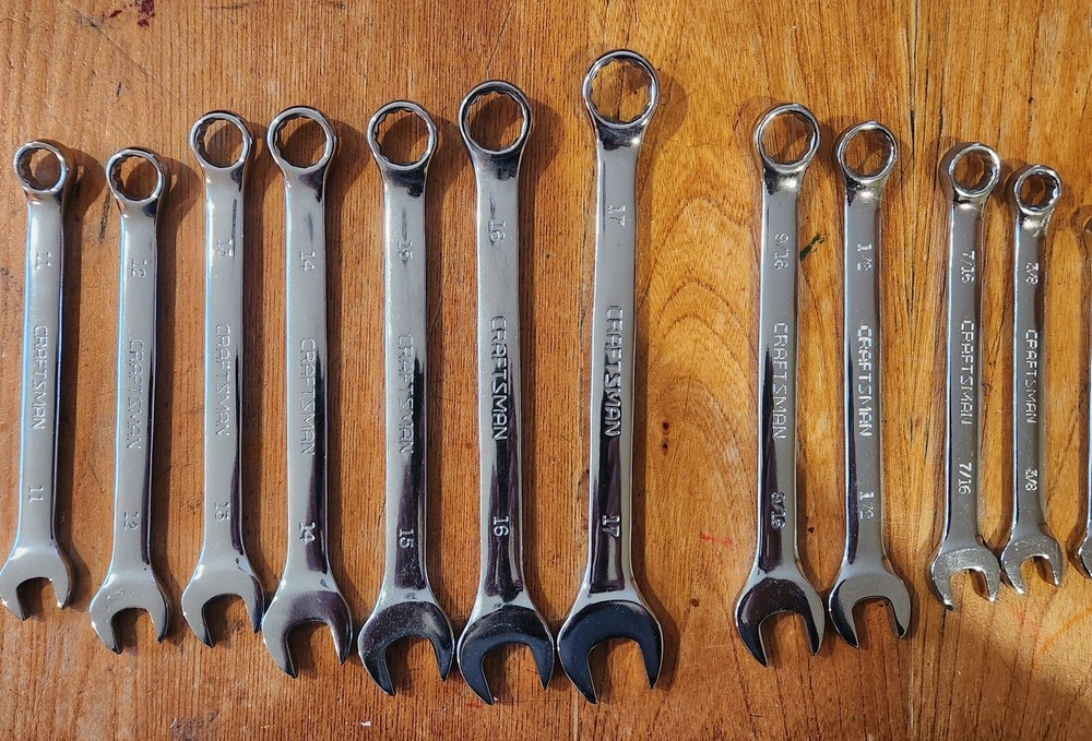 CRAFTSMAN 12pc FULL POLISH Chrome
