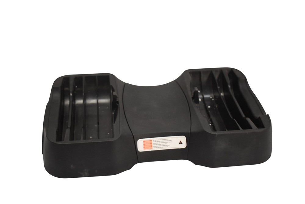 Amazon Basics Dumbbell Storage Base Tray Black Plastic Adjustable Weight Stand