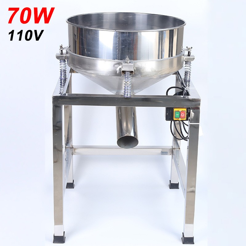 Commercial 19.6" Vibrating Sieve Machine 40&100 Mesh Electric Sifter Screening